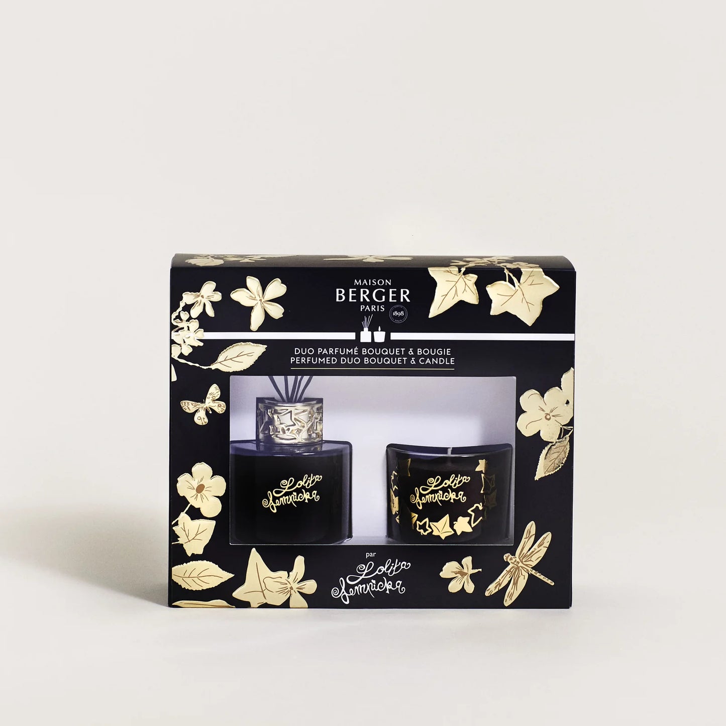 Duo mini Bouquet & Bougie Lolita Lempicka Black Edition