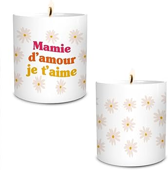 Bougie mamie d'amour