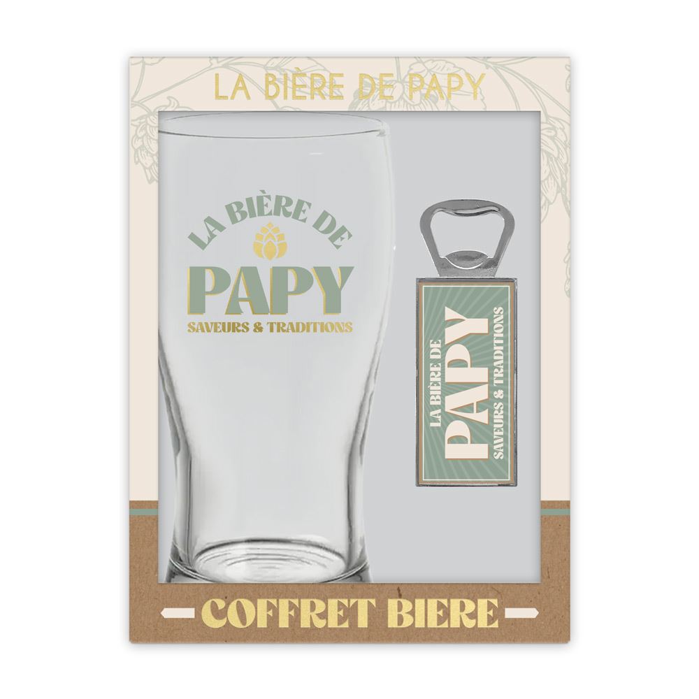 Coffret bière de papy