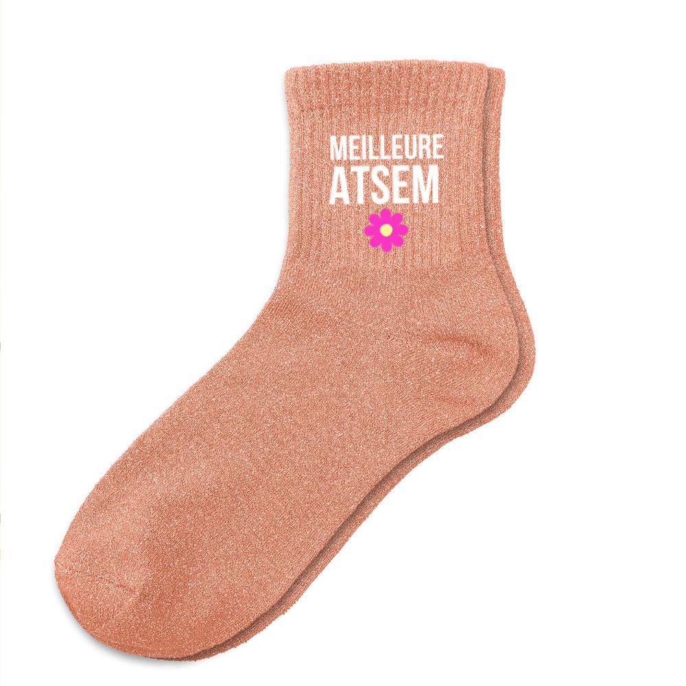 Chaussette paillette ATSEM