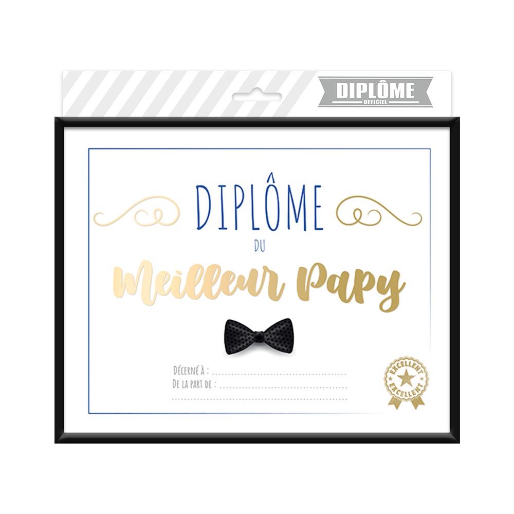DIPLÔME MEILLEUR PAPY