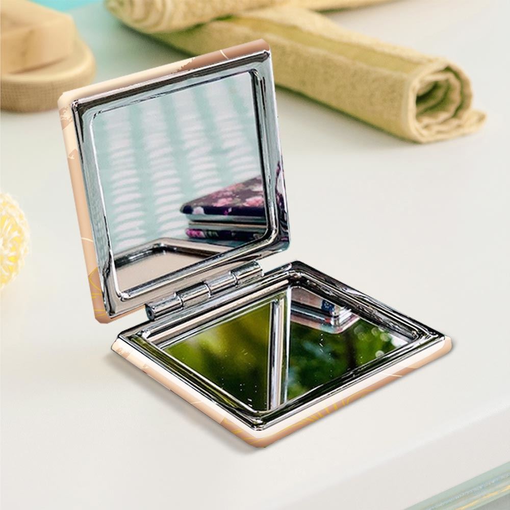 Miroir De Poche "Mamie En Or"