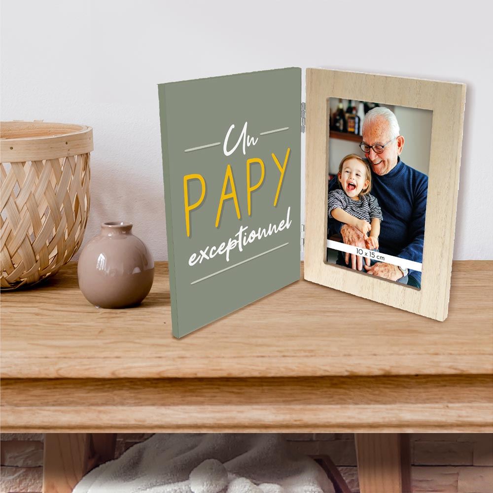 Cadre photo double Un Papy Exceptionnel