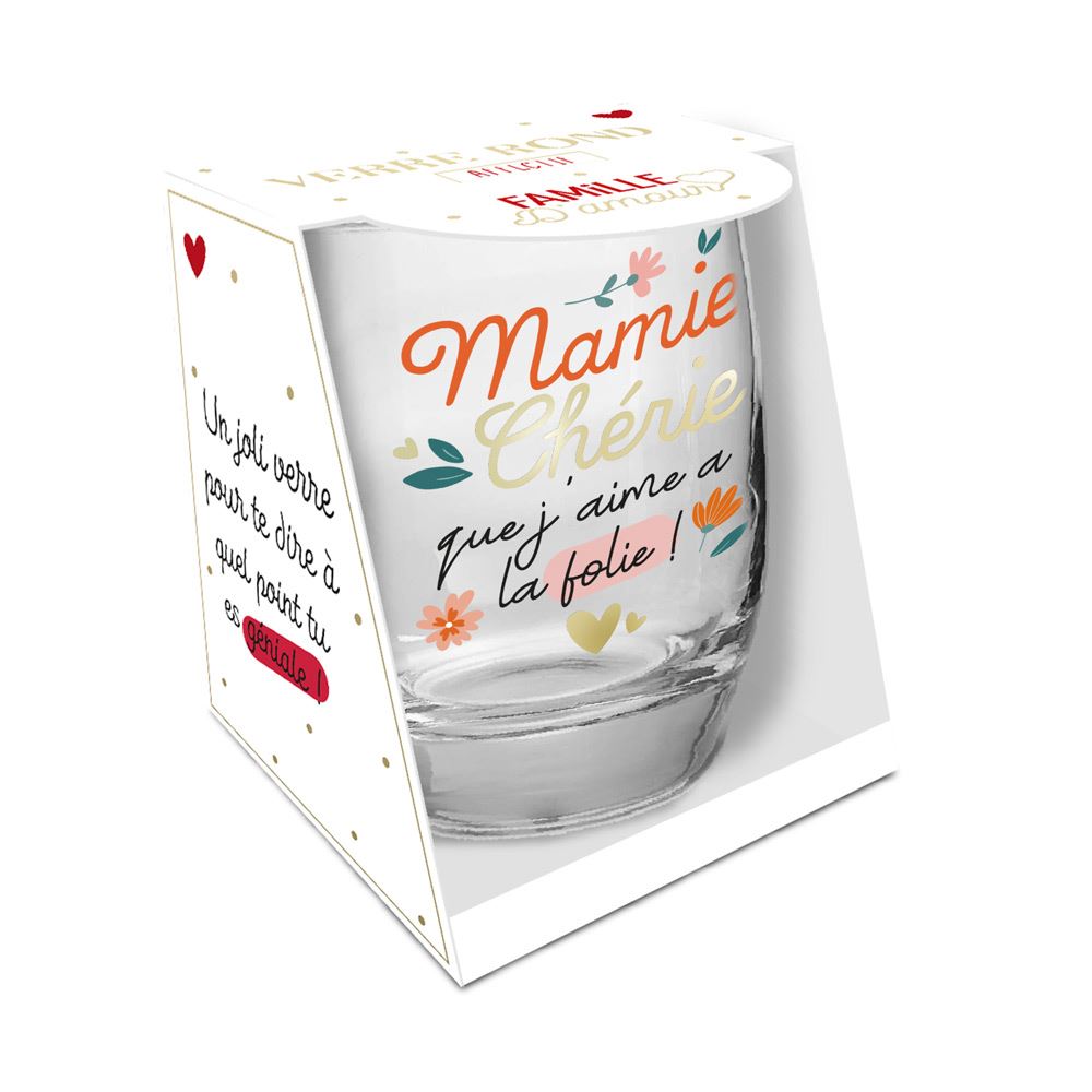Verre Rond "Mamie Chérie"