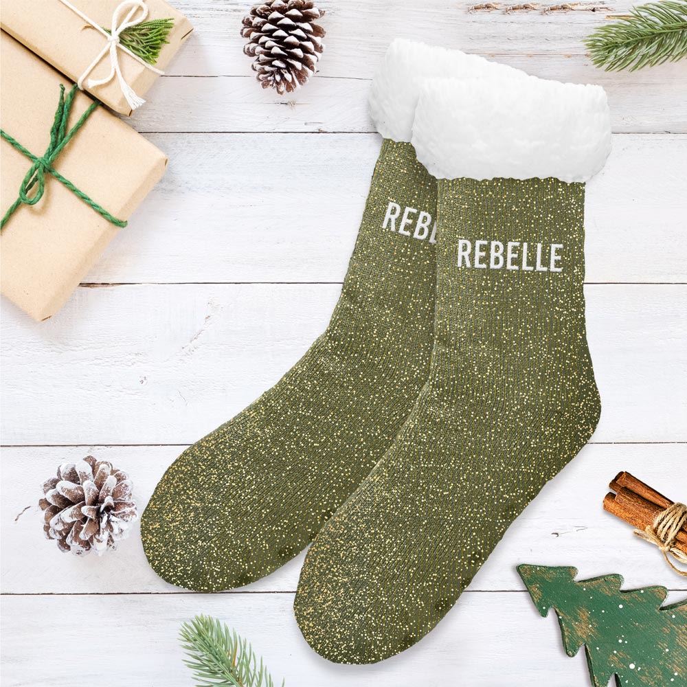 CHAUSSETTES MOUMOUTES PAILLETTES REBELLE