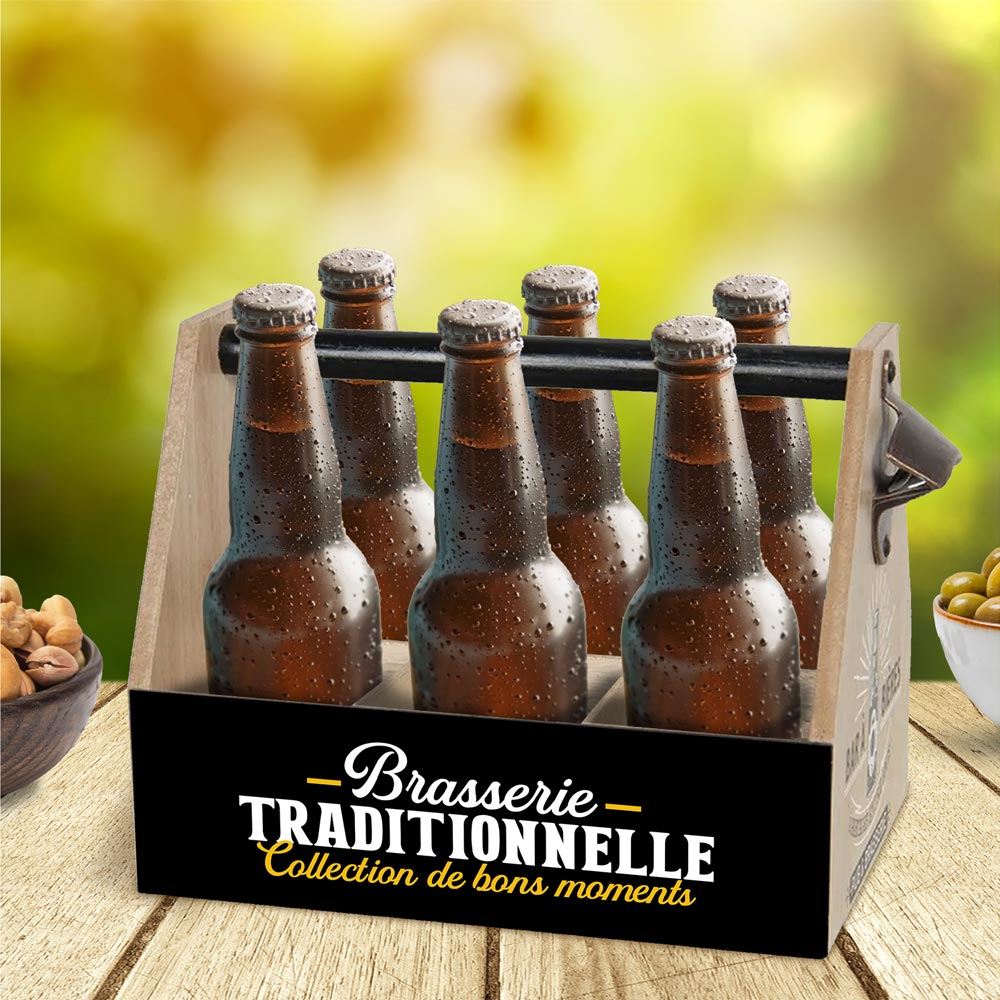 Rack A 6 Bières Traditionnelle