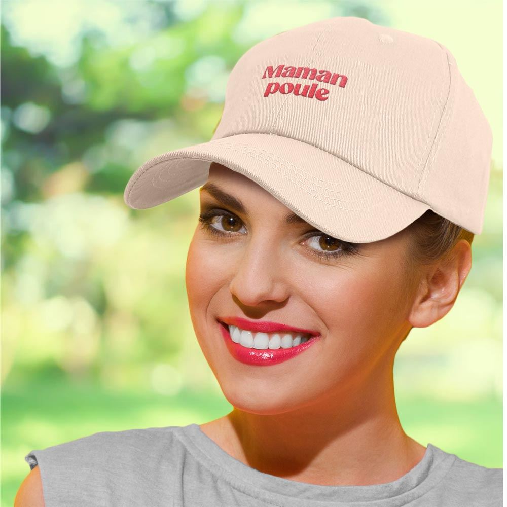 Casquette Brodée Maman Poule