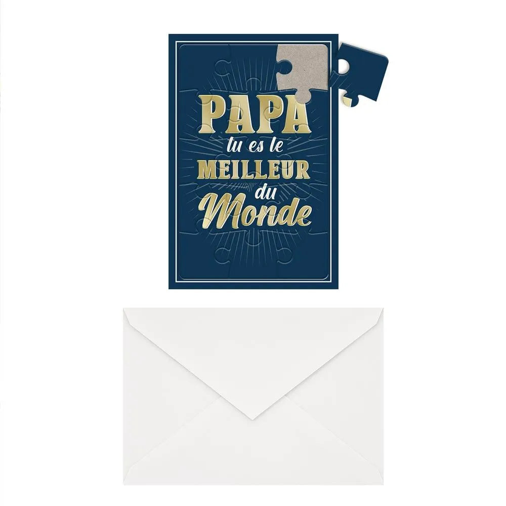 Puzzle message papa