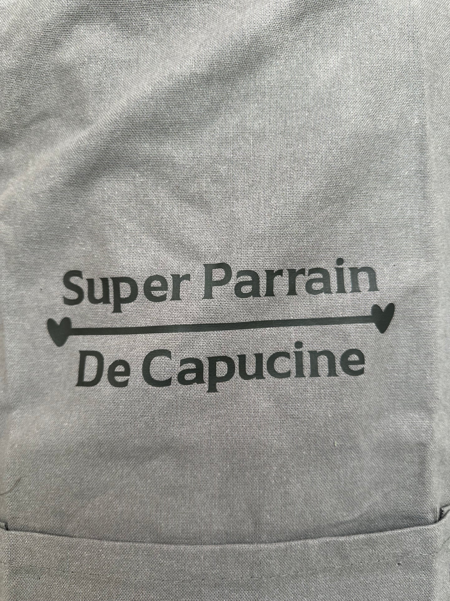 Tablier personnalisé parrain