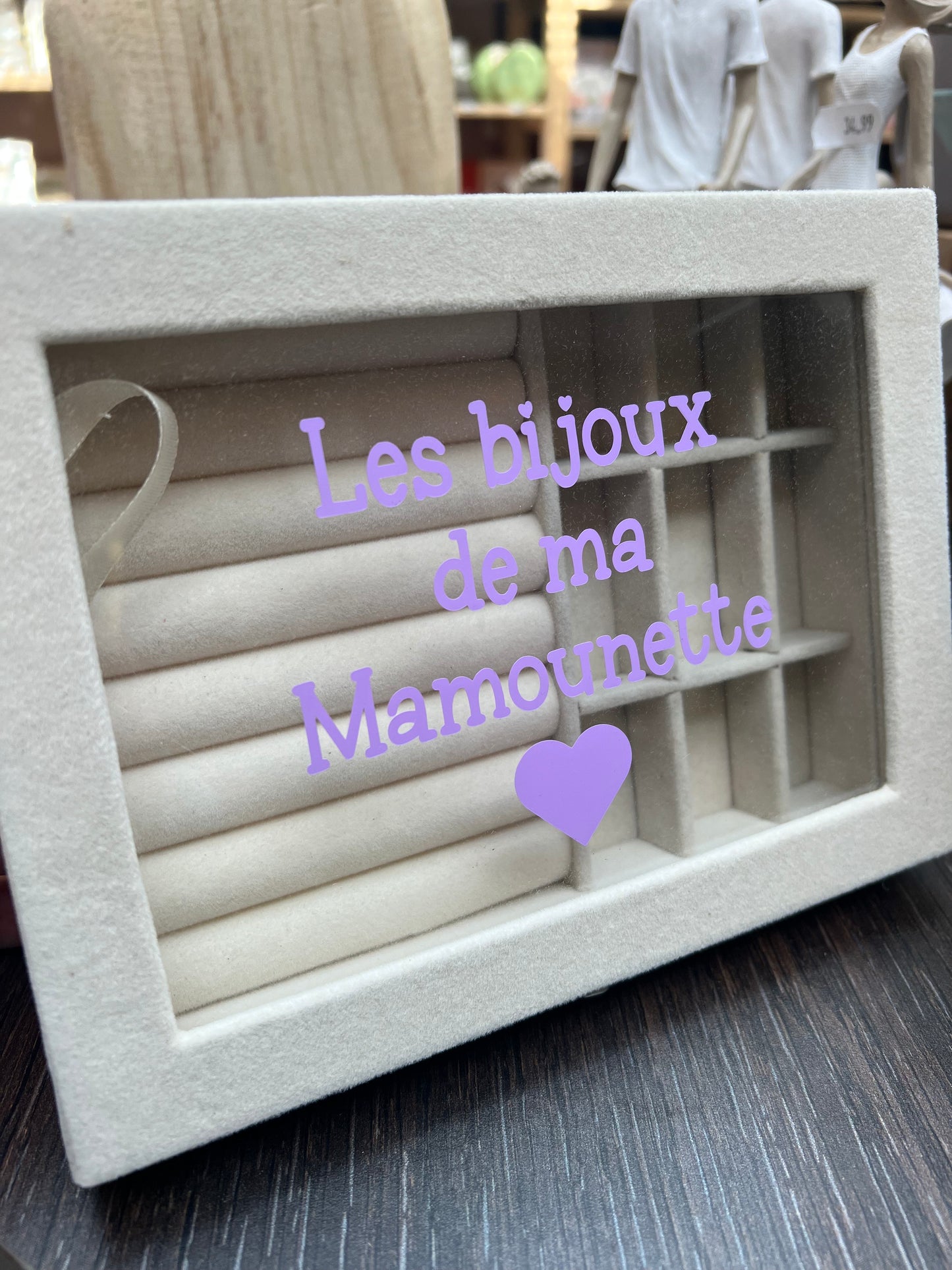Boite à bijoux personnalisée