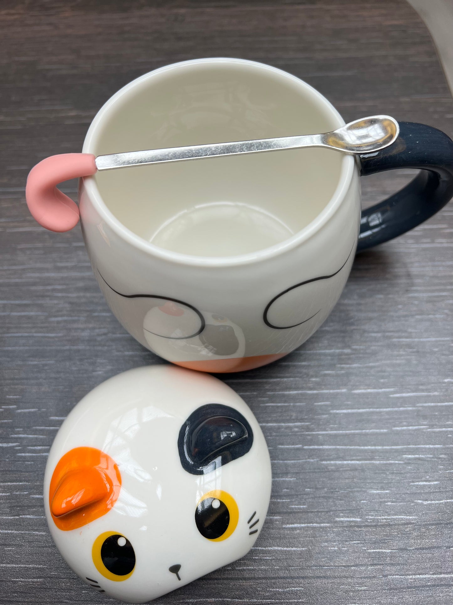 Mug couvercle et cuillère CAT