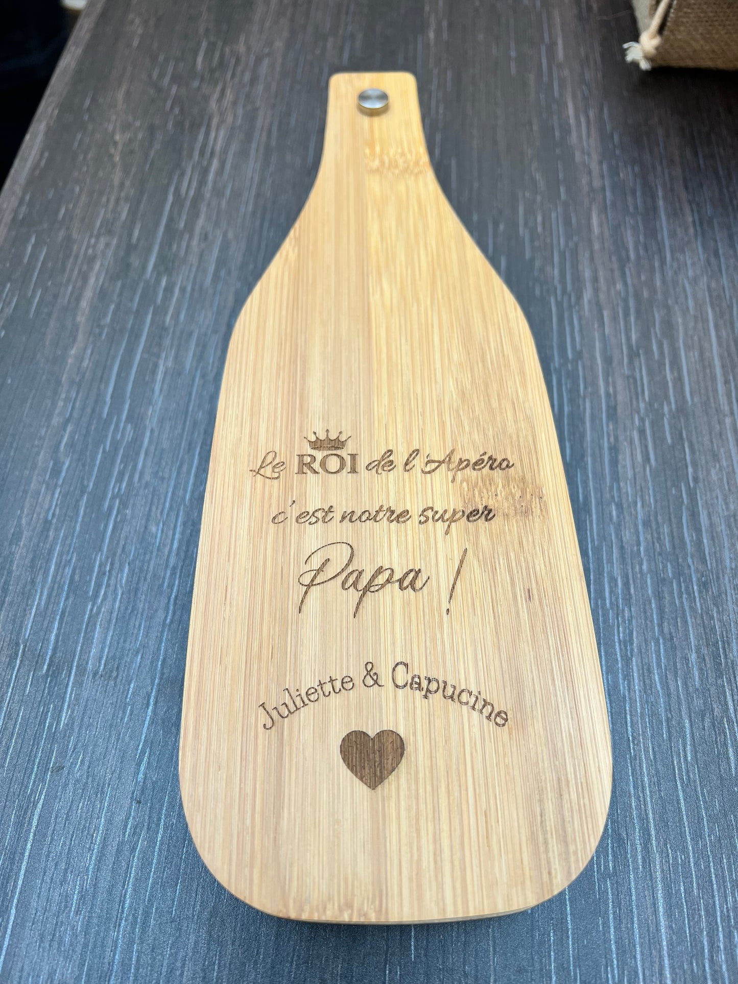 Coffret vin papa personnalisé
