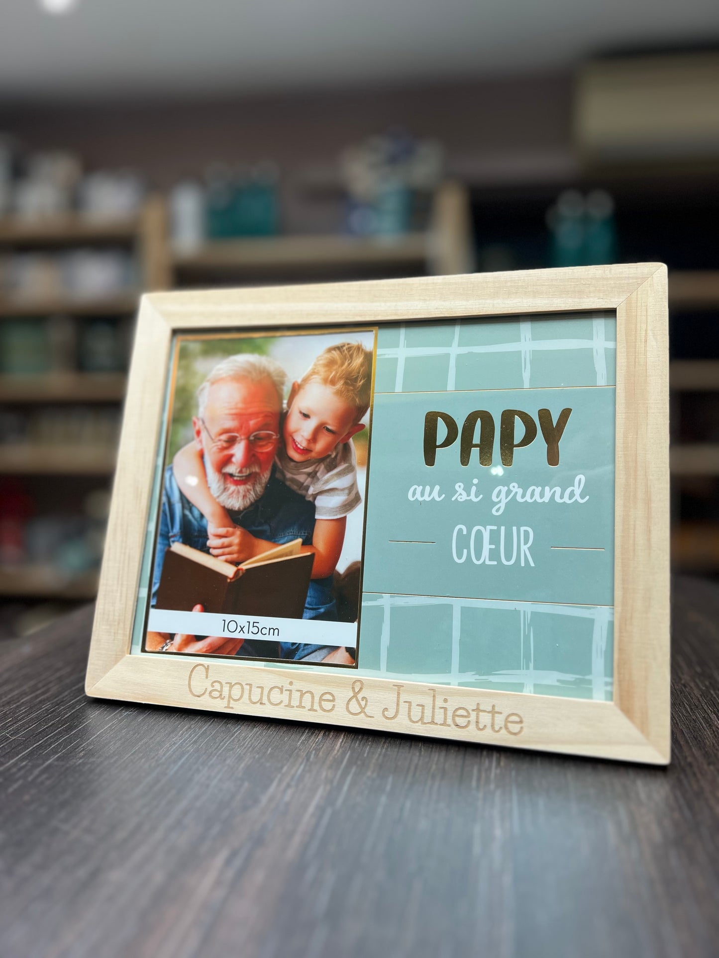 Cadre photo papy personnalisé