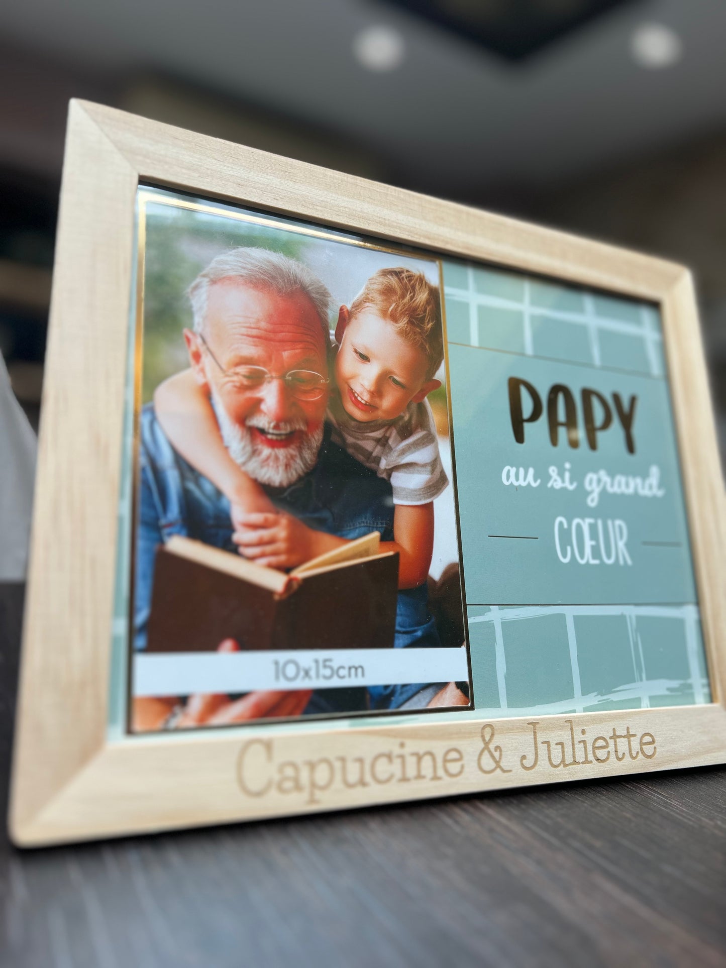 Cadre photo papy personnalisé