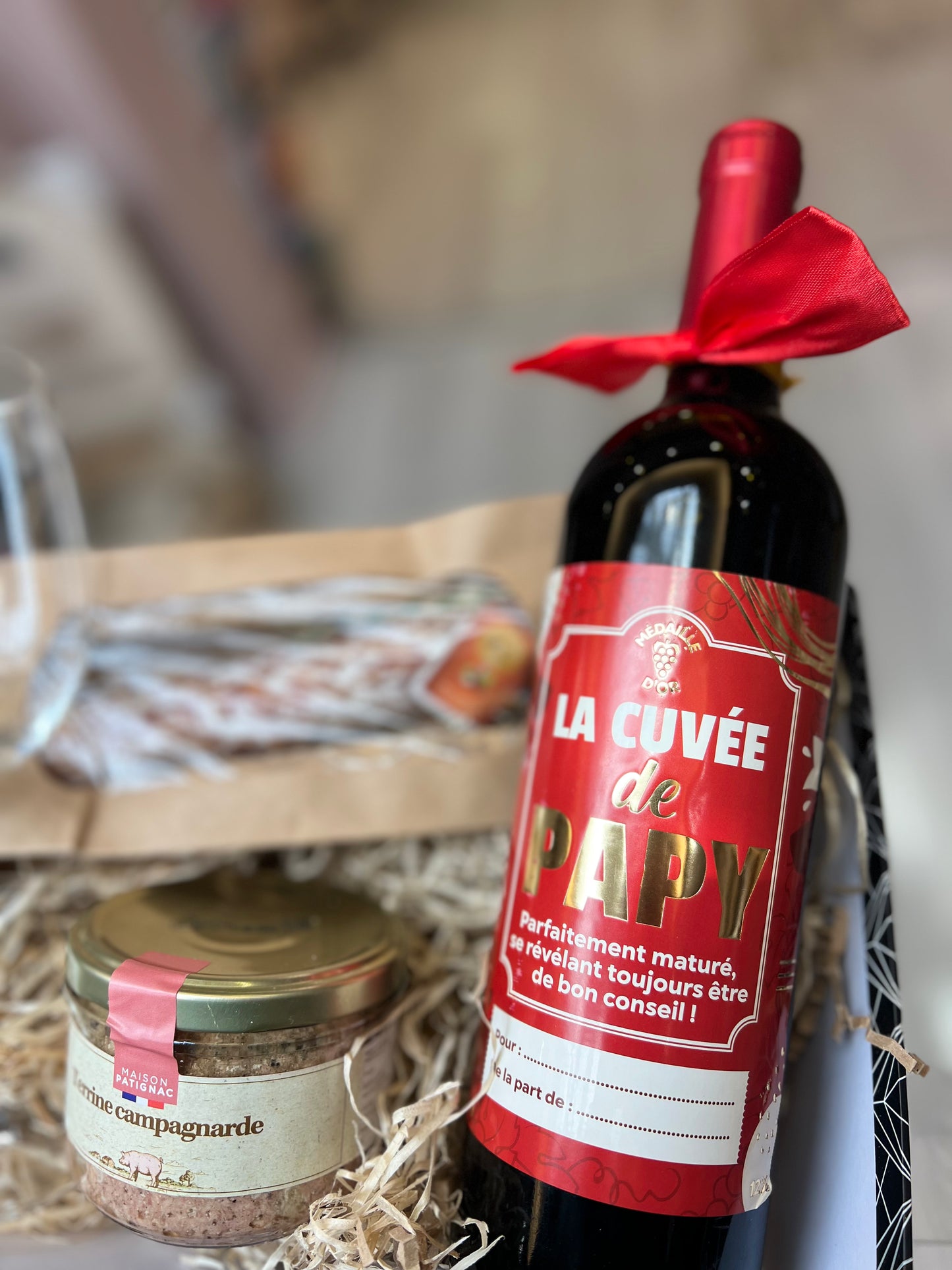 Coffret gourmand papy vin