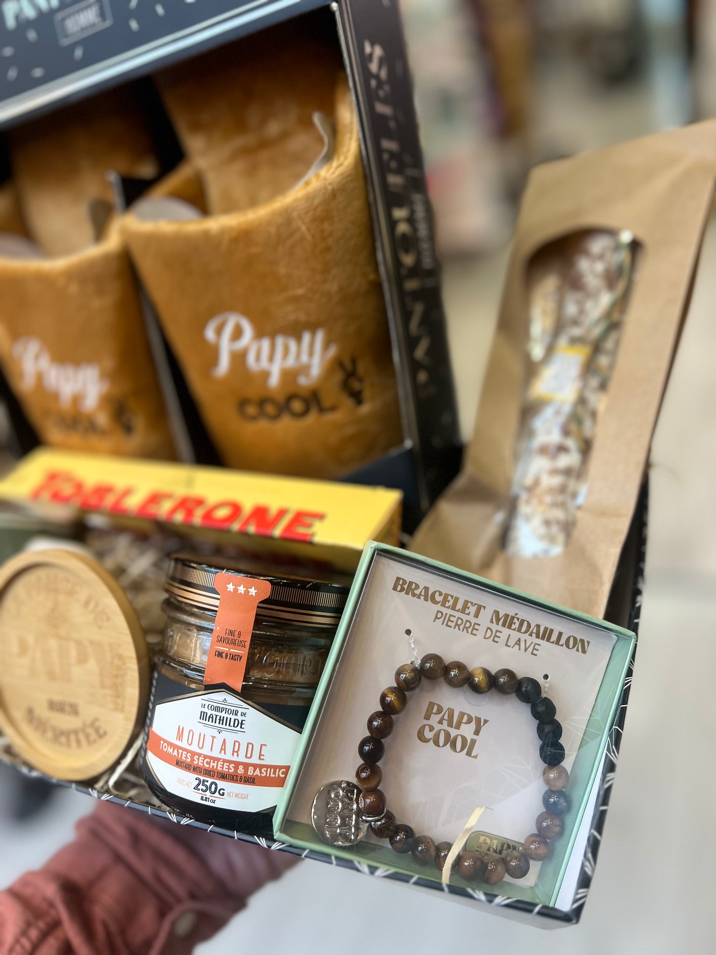 Coffret pantoufles papy