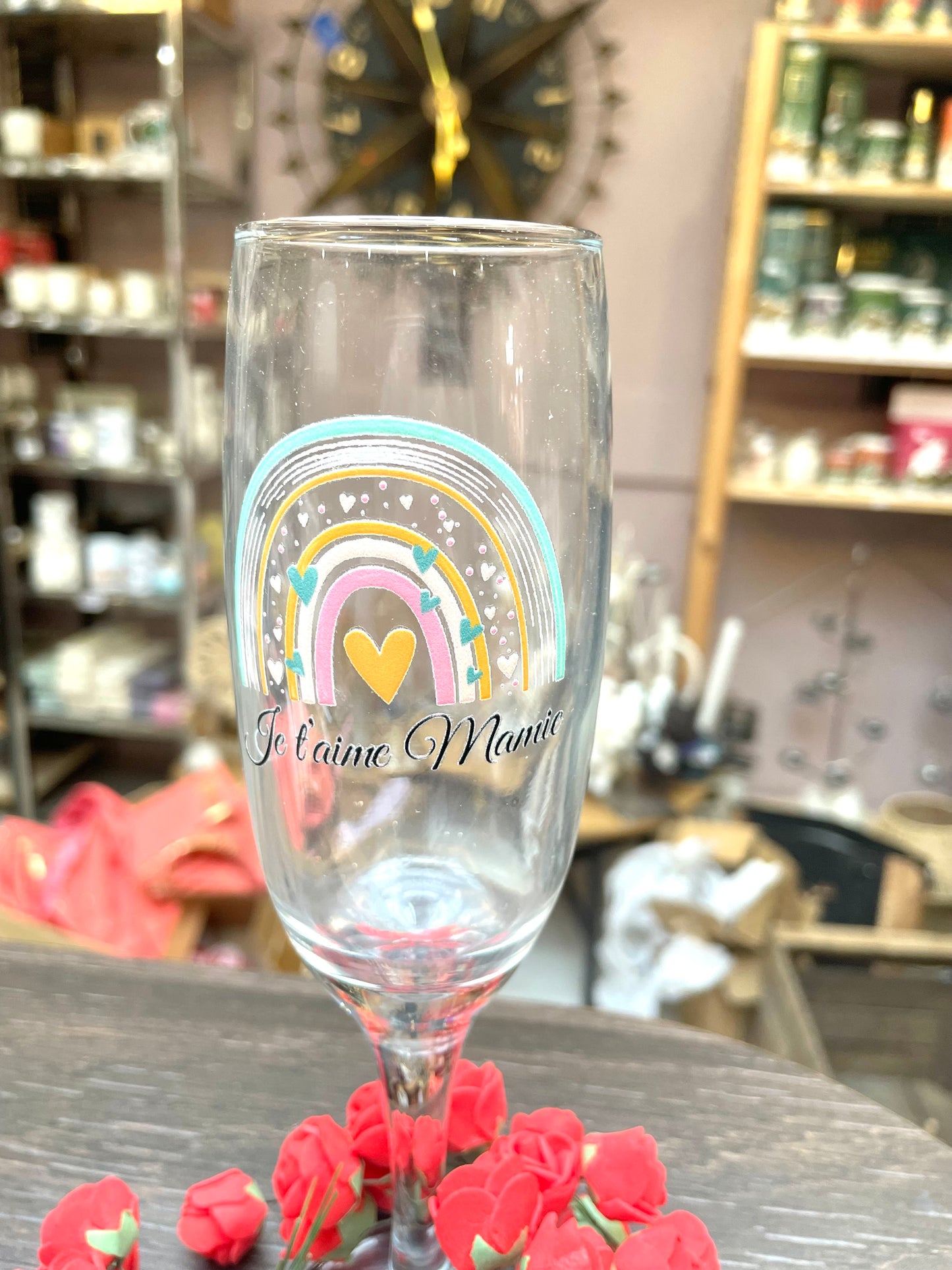 COUPE DE CHAMPAGNE MAMIE JE T'AIME