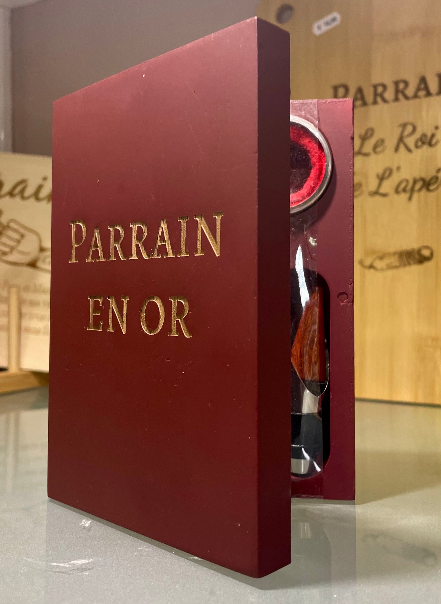 COFFRET ACCESSOIRES VIN PARRAIN