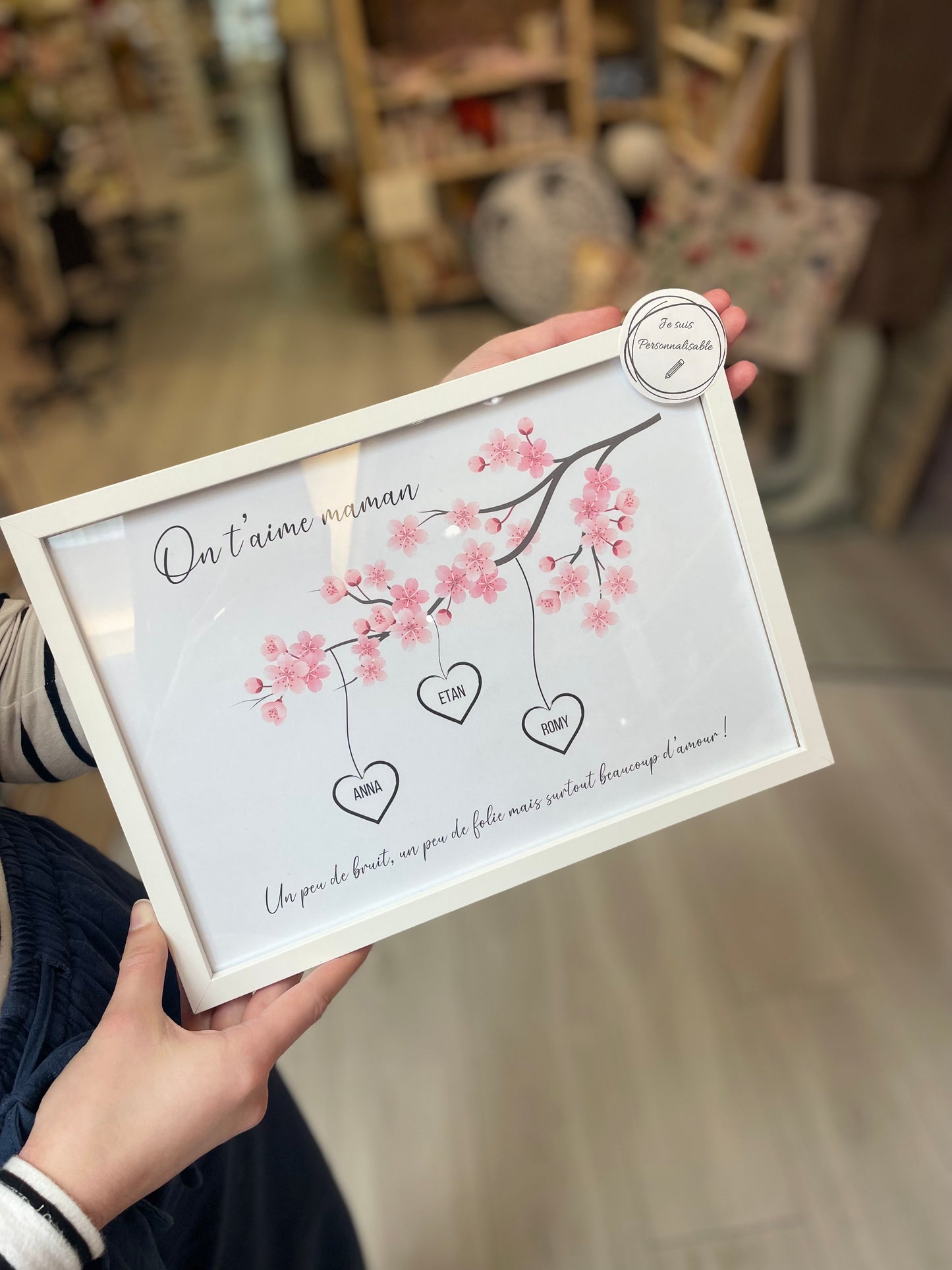 Cadre personnalisé maman
