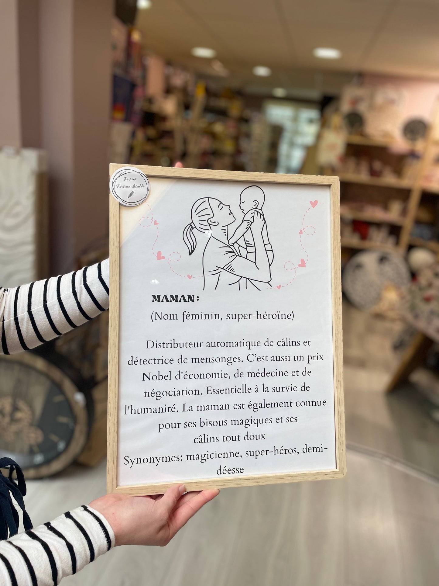 Cadre personnalisé maman