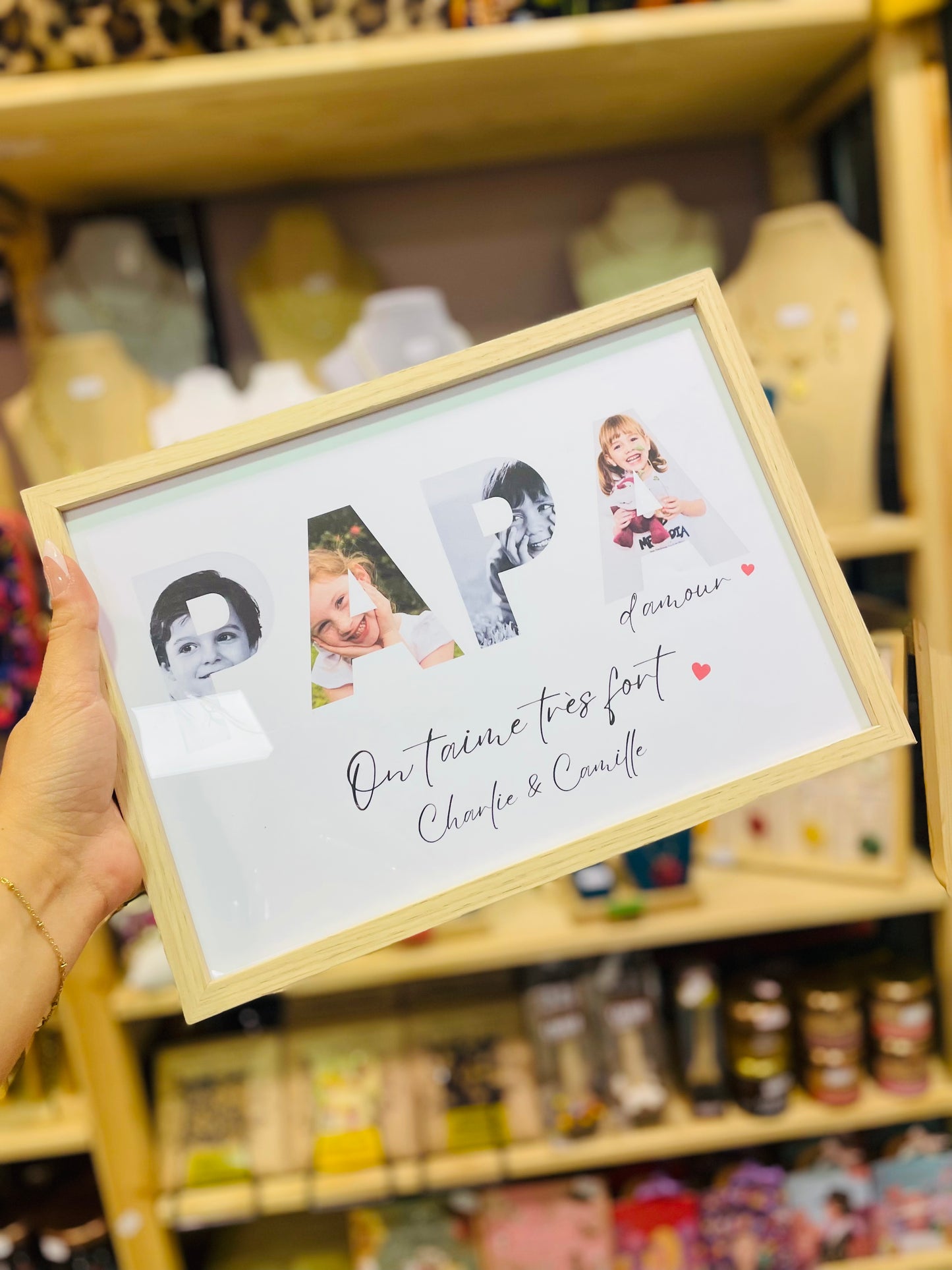 Cadre photo Mots papa