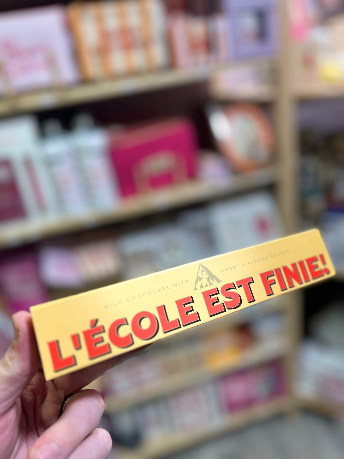 Toblerone l'école est finie