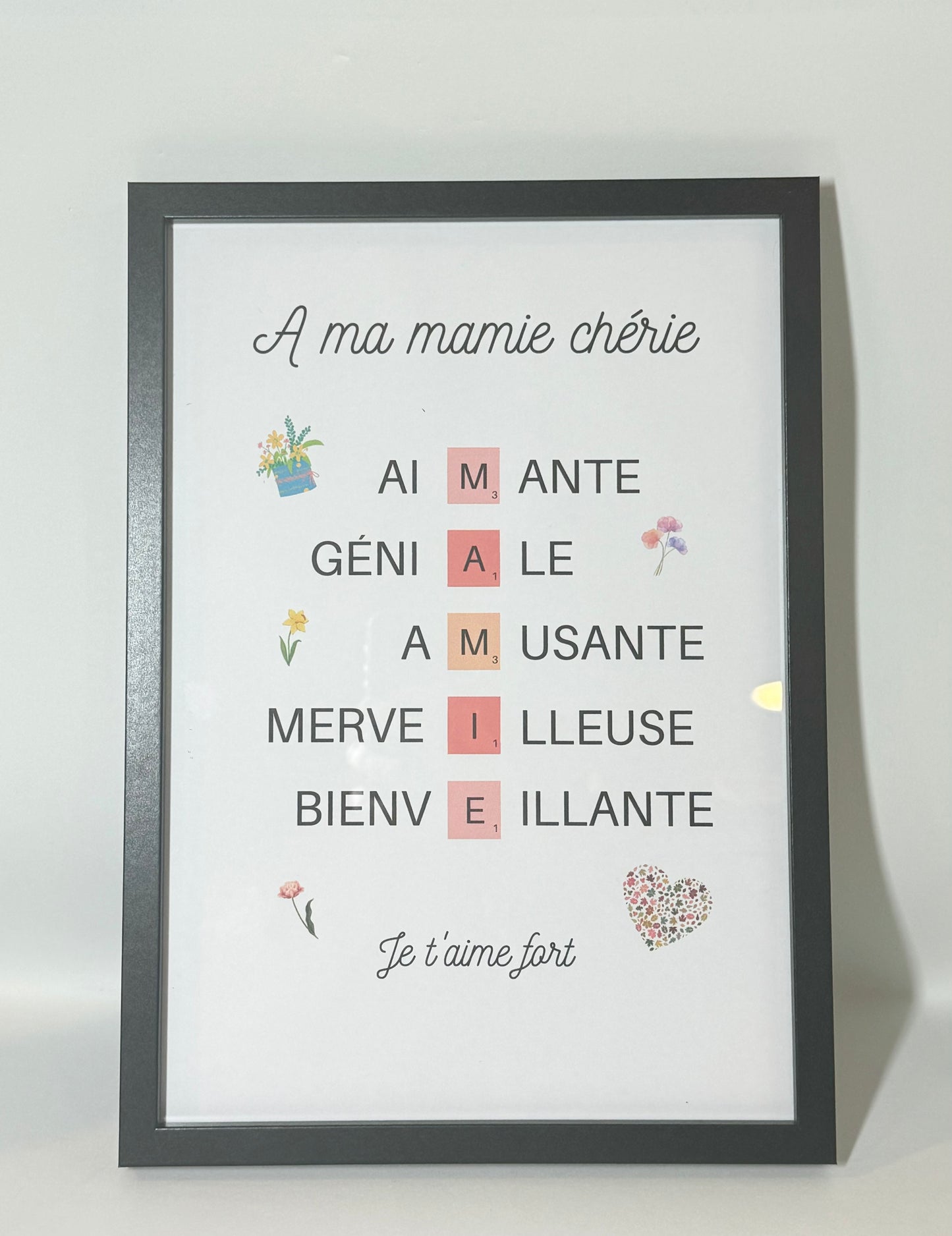 Cadre Mamie chérie
