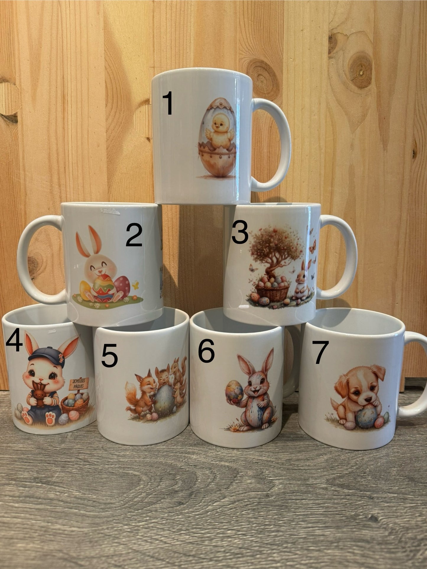 Mug personnalisé Pâques
