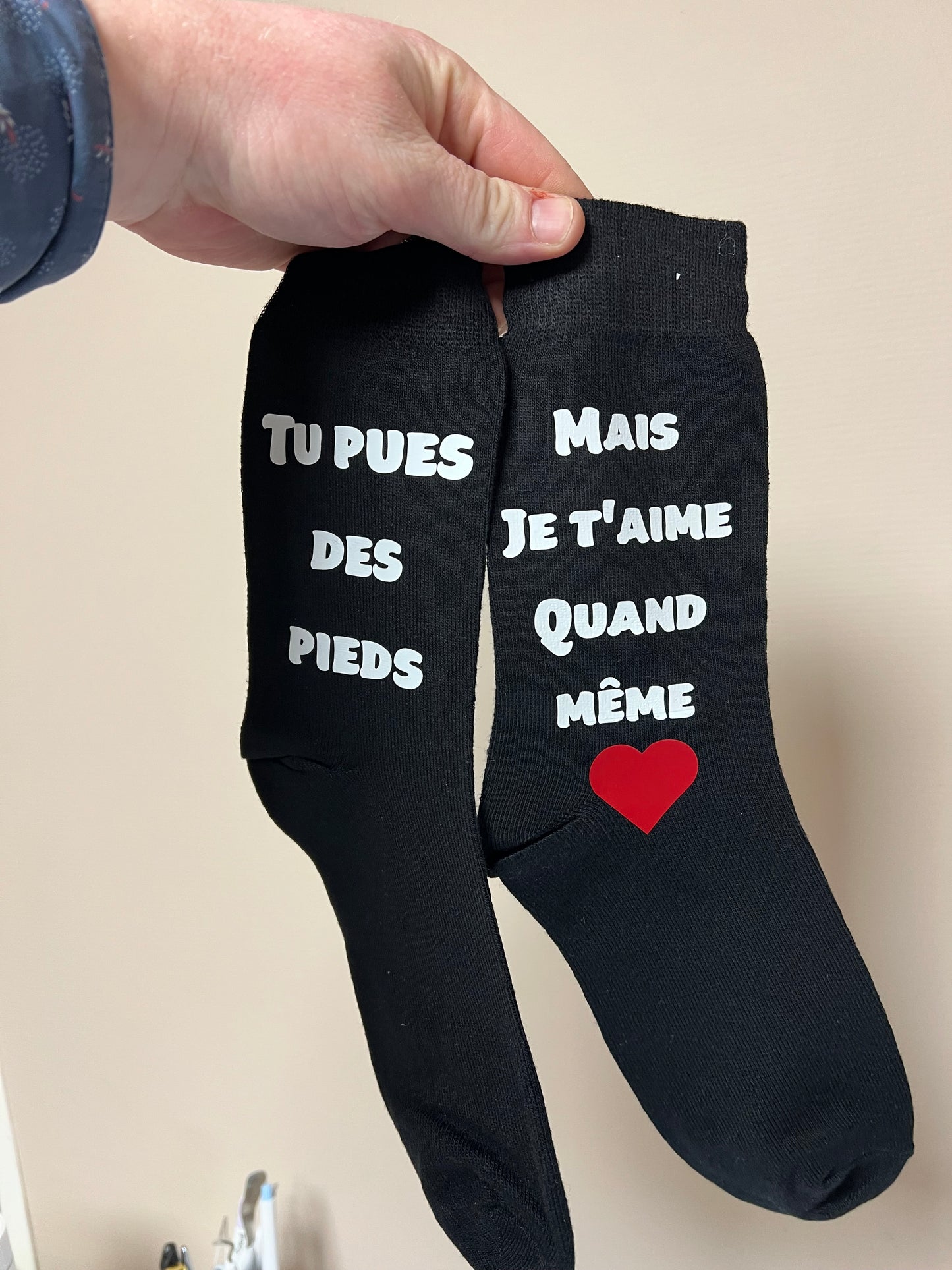 Chaussettes homme saint valentin
