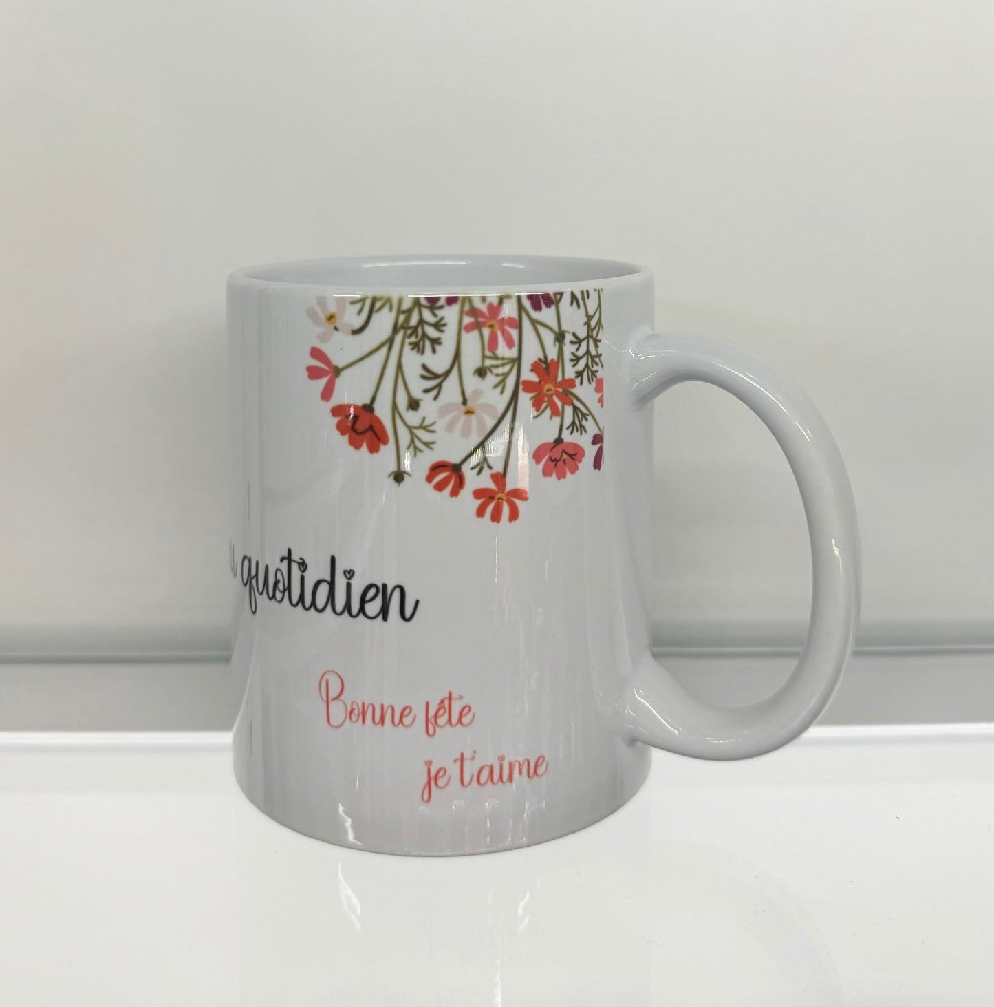 Mug maman merci d'être mon héroïne au quotidien