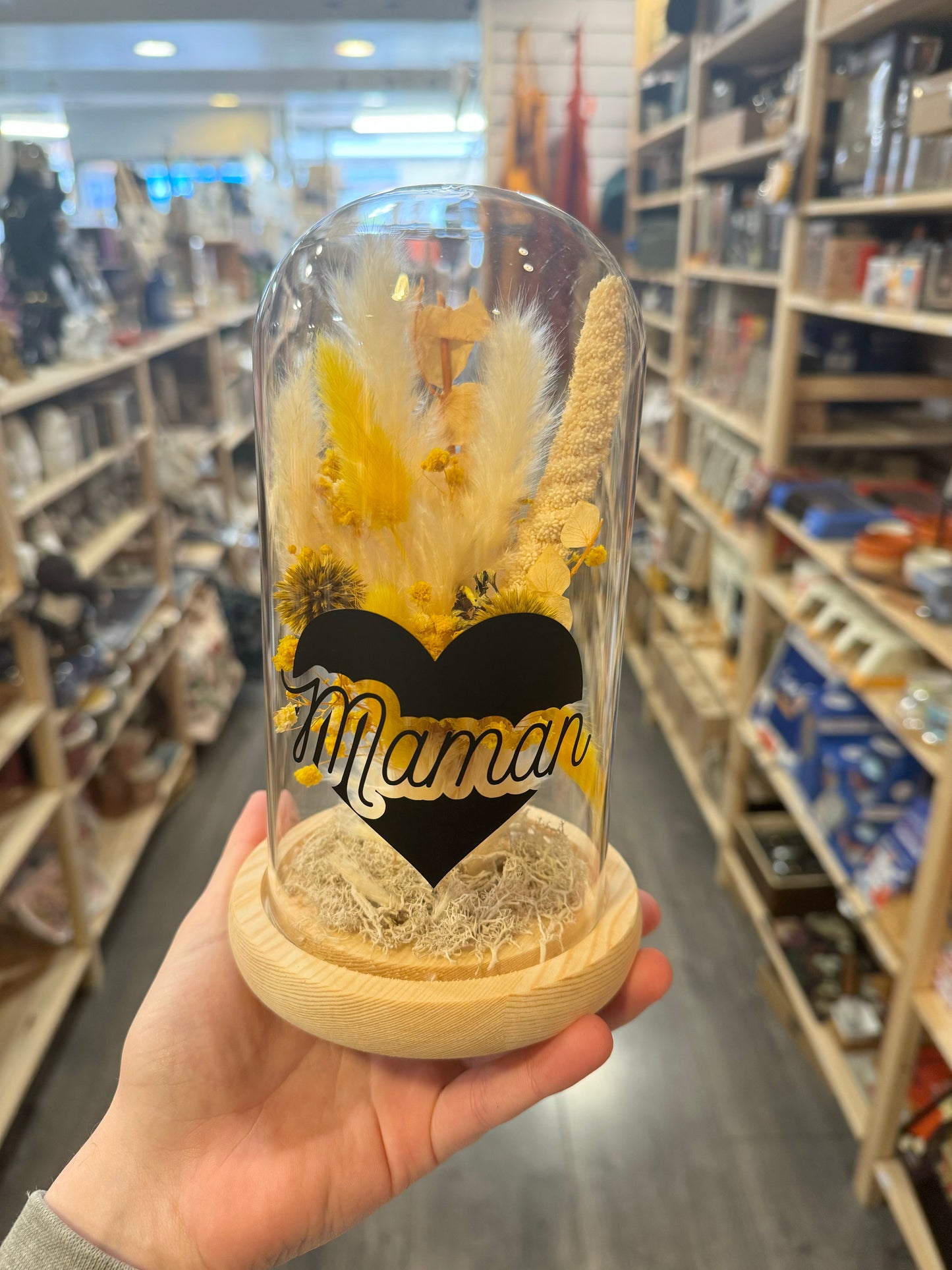 Cloche personnalisée maman