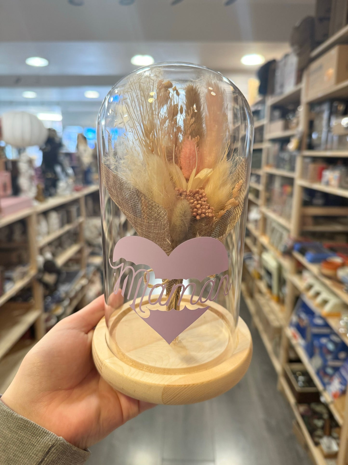 Cloche personnalisée maman