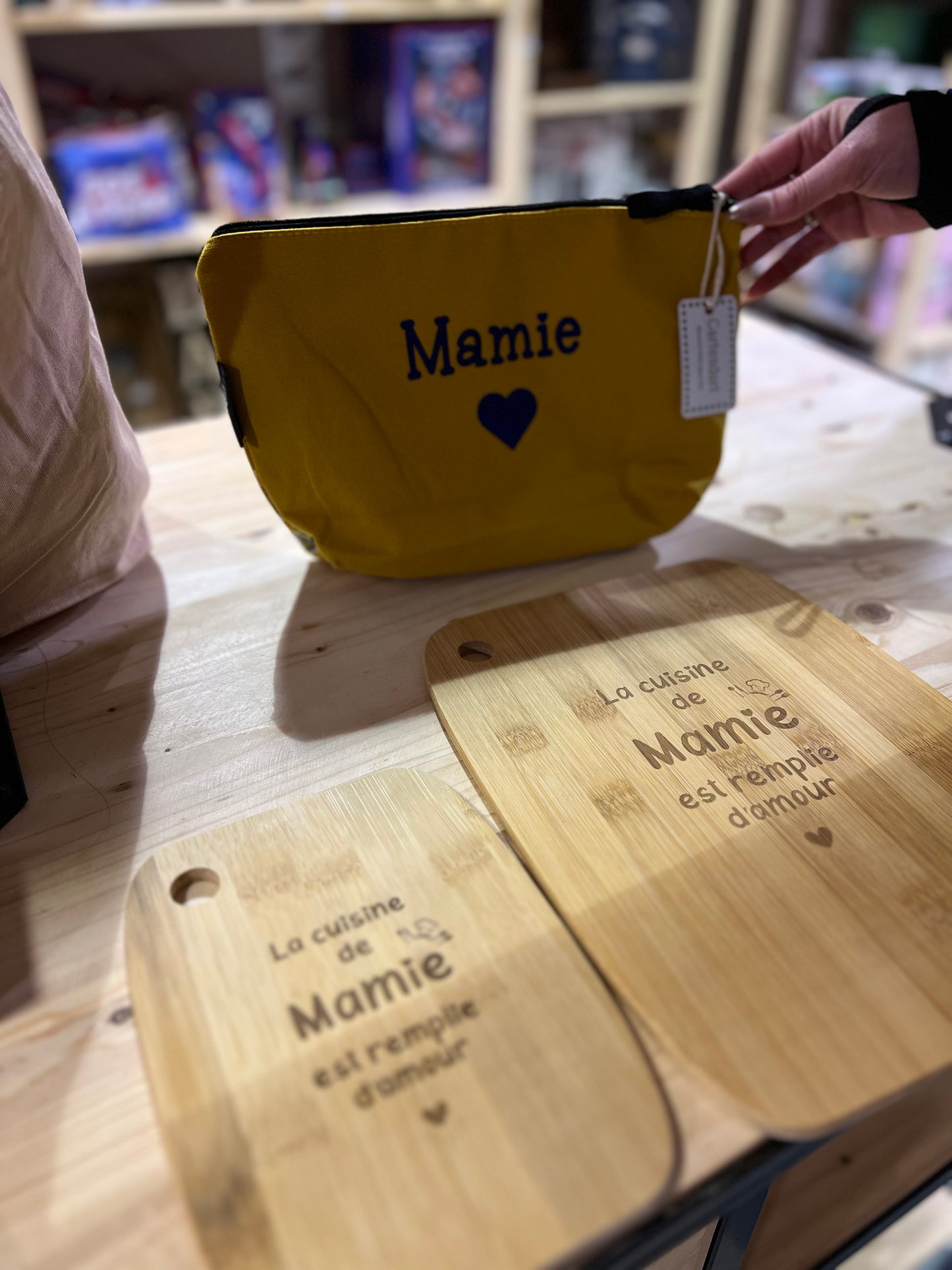 Planche à découper mamie