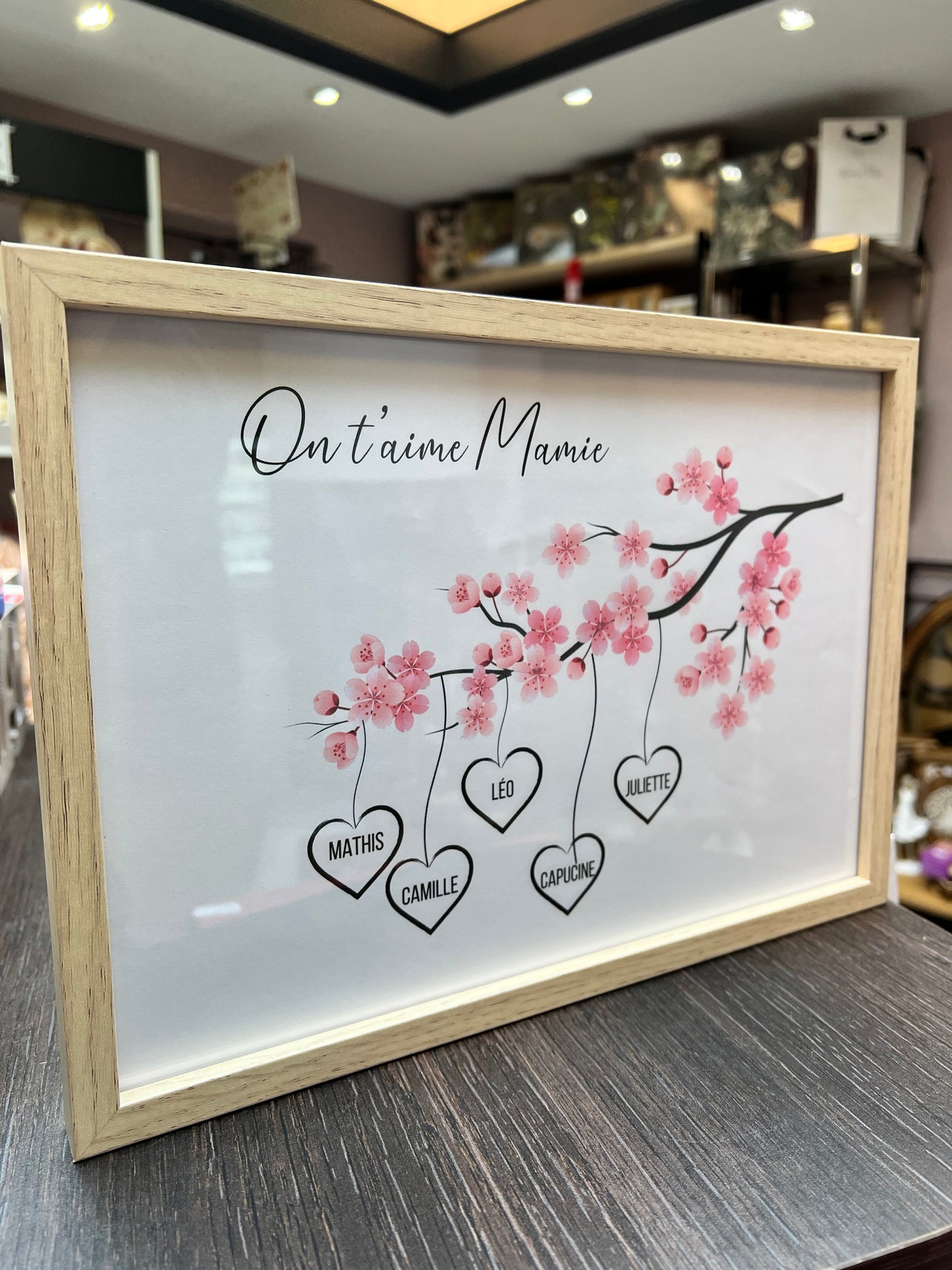 Cadre arbre personnalisé mamie