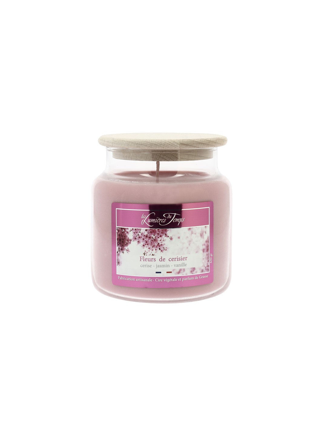 Bougie parfumée Fleurs de Cerisier 430 g – Les Lumières du Temps