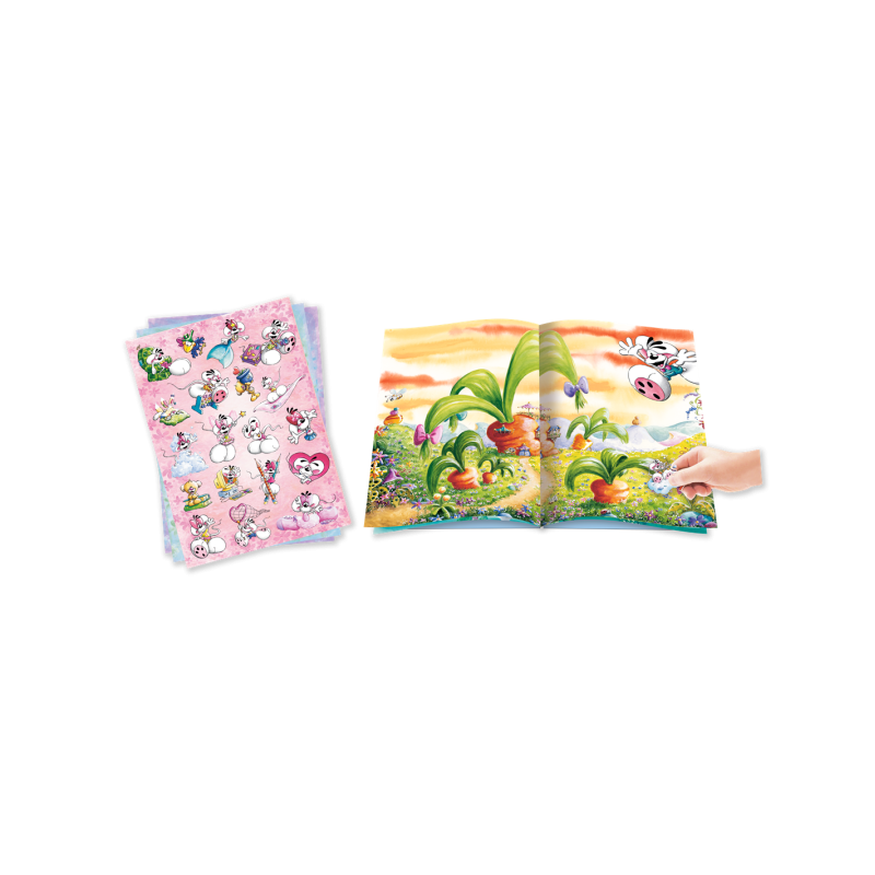 Cahier avec stickers diddl