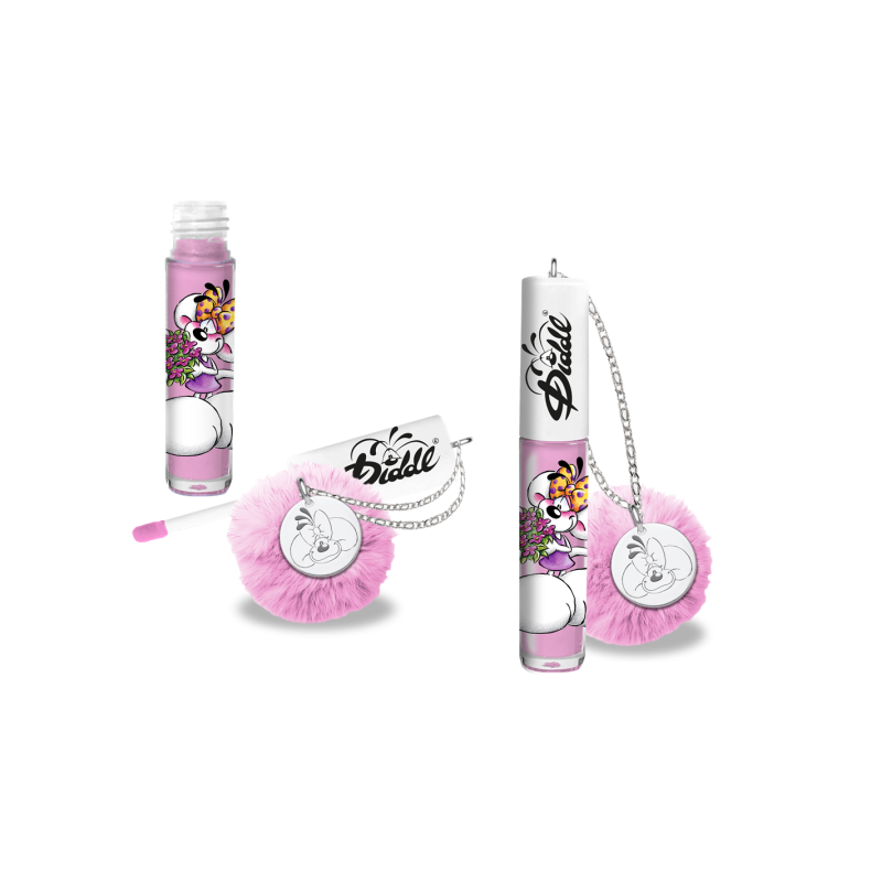 LIP GLOSS GLITTER POMPON DIDDL