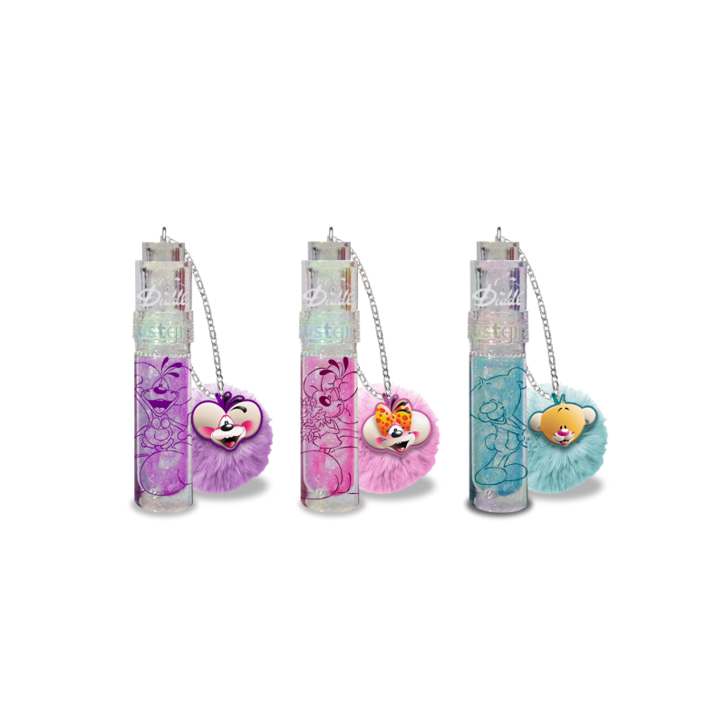 LIP GLOSS GLITTER POMPON DIDDL