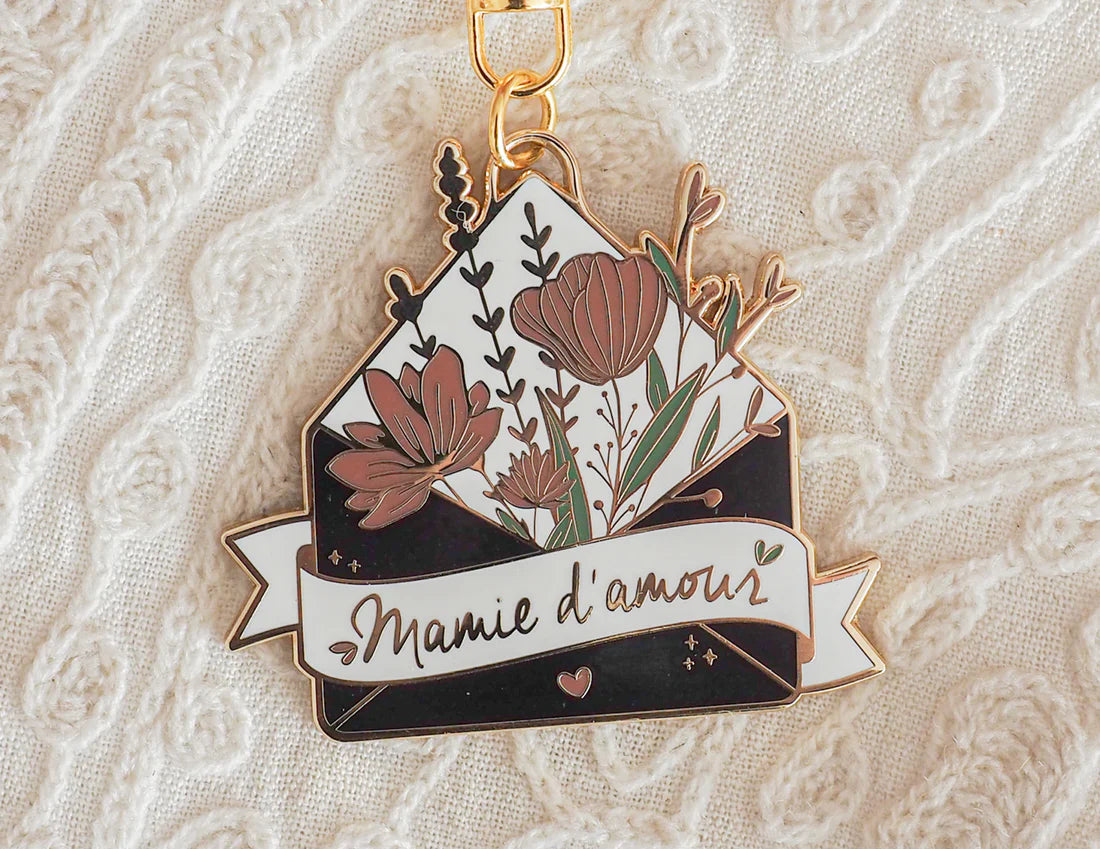 Porte-clés Mamie d'amour