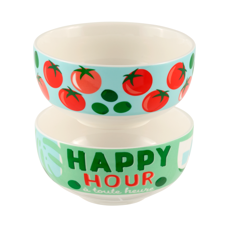 Set 2 bols happy hour