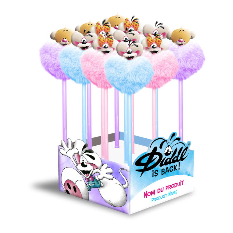 Stylo pompon diddl