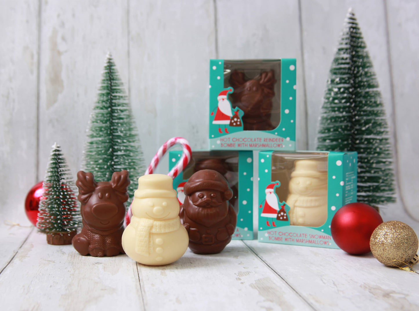 Bombe au chocolat chaud du Père Noël