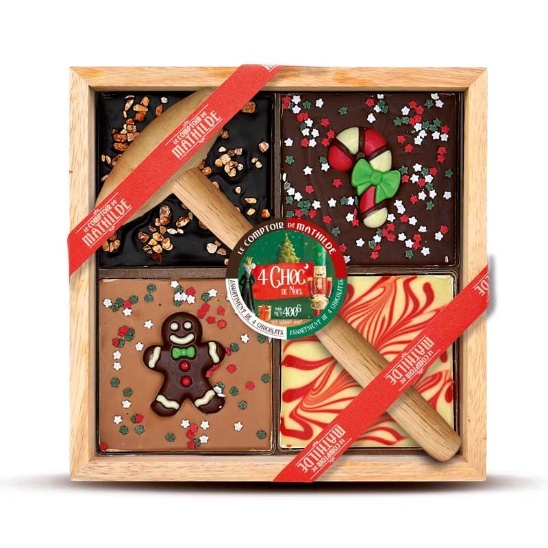 Chocolat à Casser 4 en 1 de Noël 350g