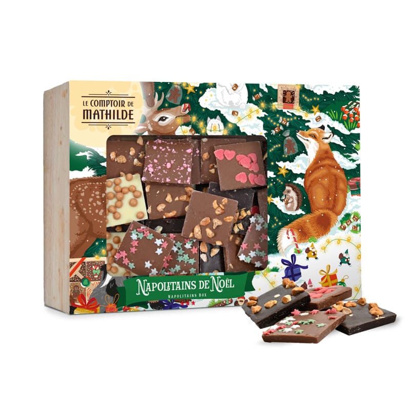 Coffret Napolitains de Noël 300G