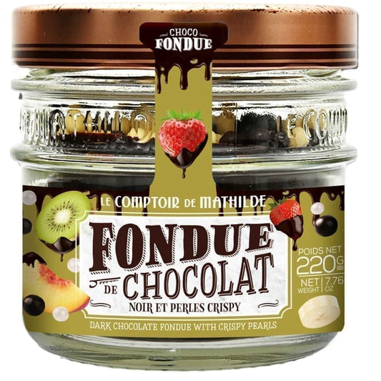 Fondue De Chocolat Noir Et Perles Crispy 220G