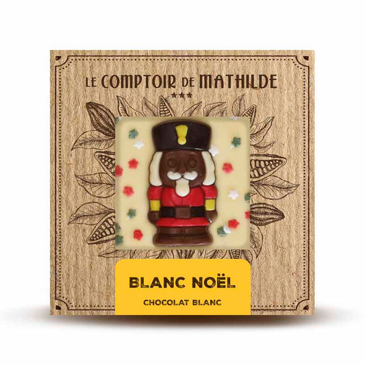 Tablette Chocolat Blanc Noël 80G