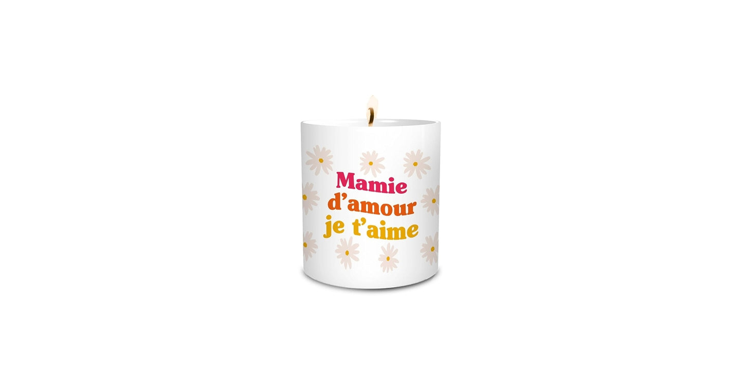 Bougie mamie d'amour