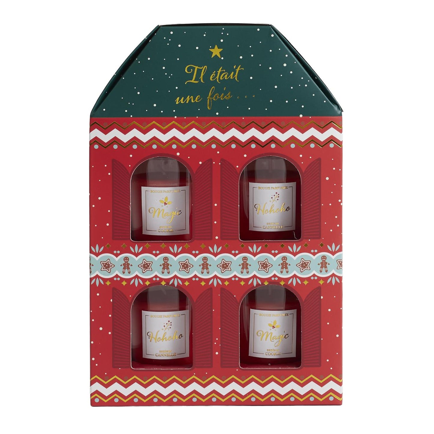 COFFRET 4 BOUGIES DE NOËL