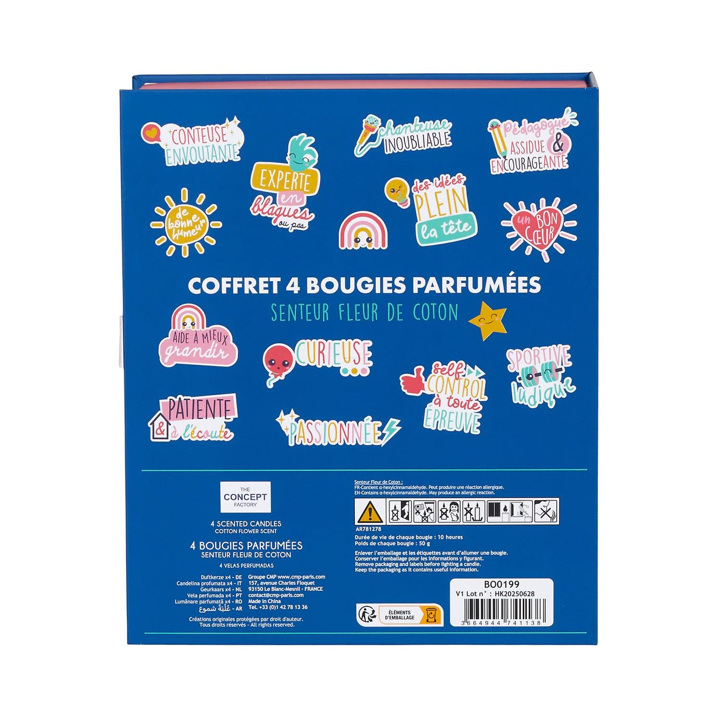 Coffret bougie merci