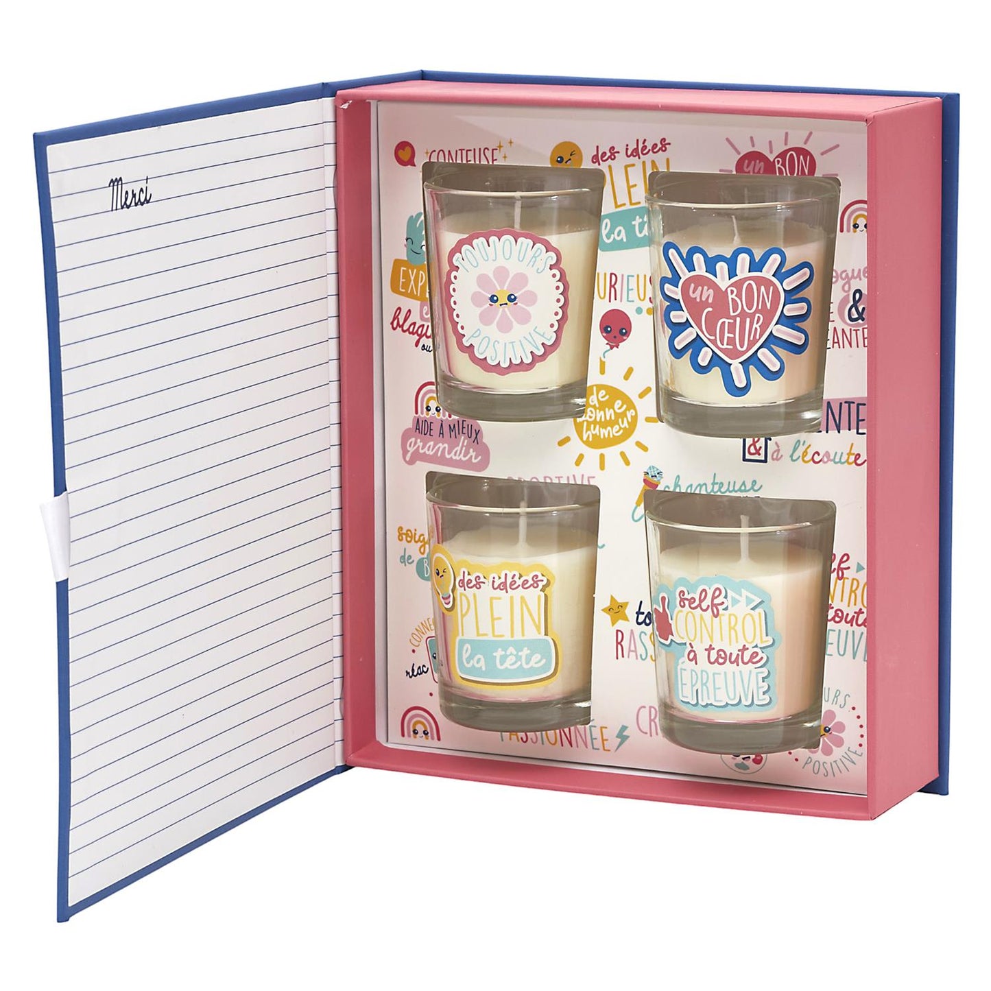Coffret bougie merci